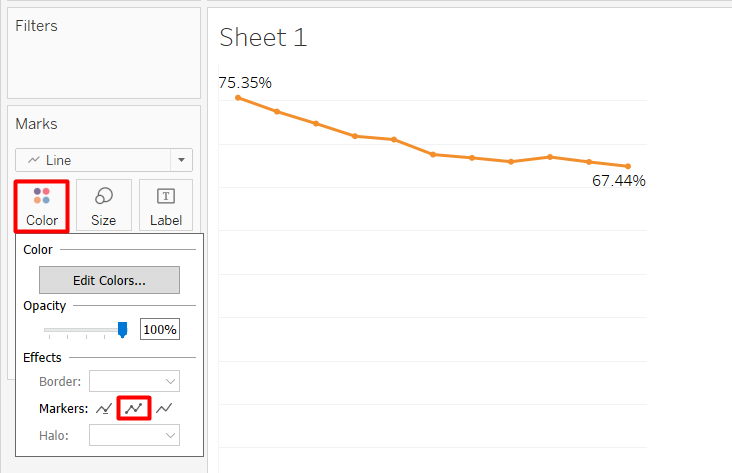 Figure 25. Add Markers