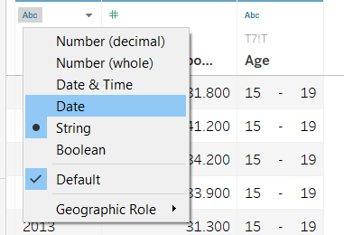 Figure 12. Change to Date