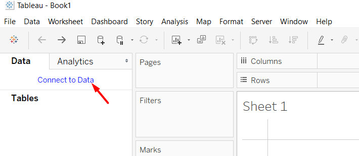 Figure 5. Connect to Data