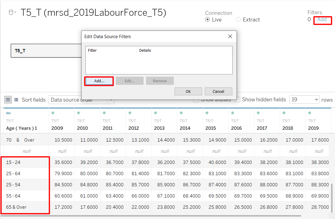 Figure 31. Add Filters
