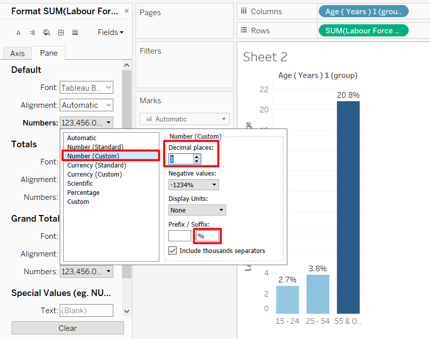 Figure 38. Customise Label