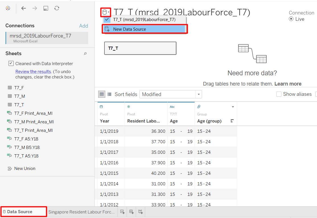 Figure 29. Add New Data Source
