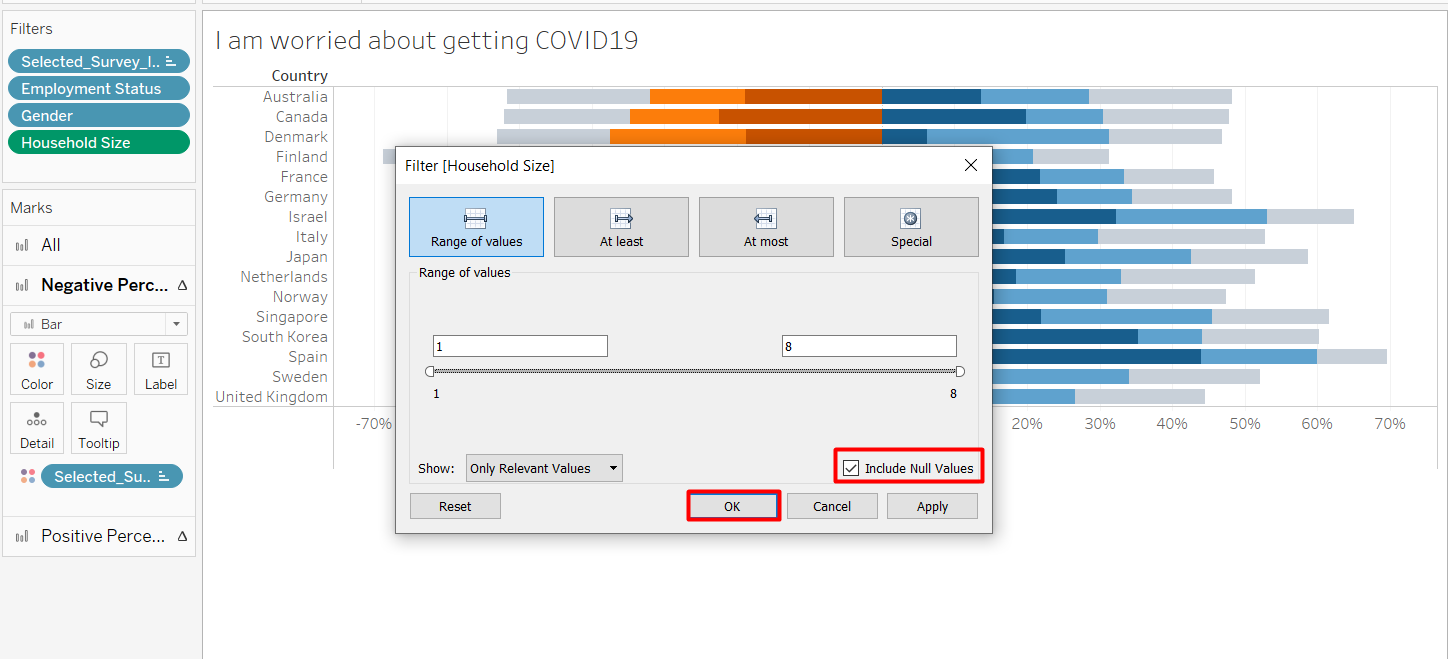 Figure 28. Add Numeric Filters